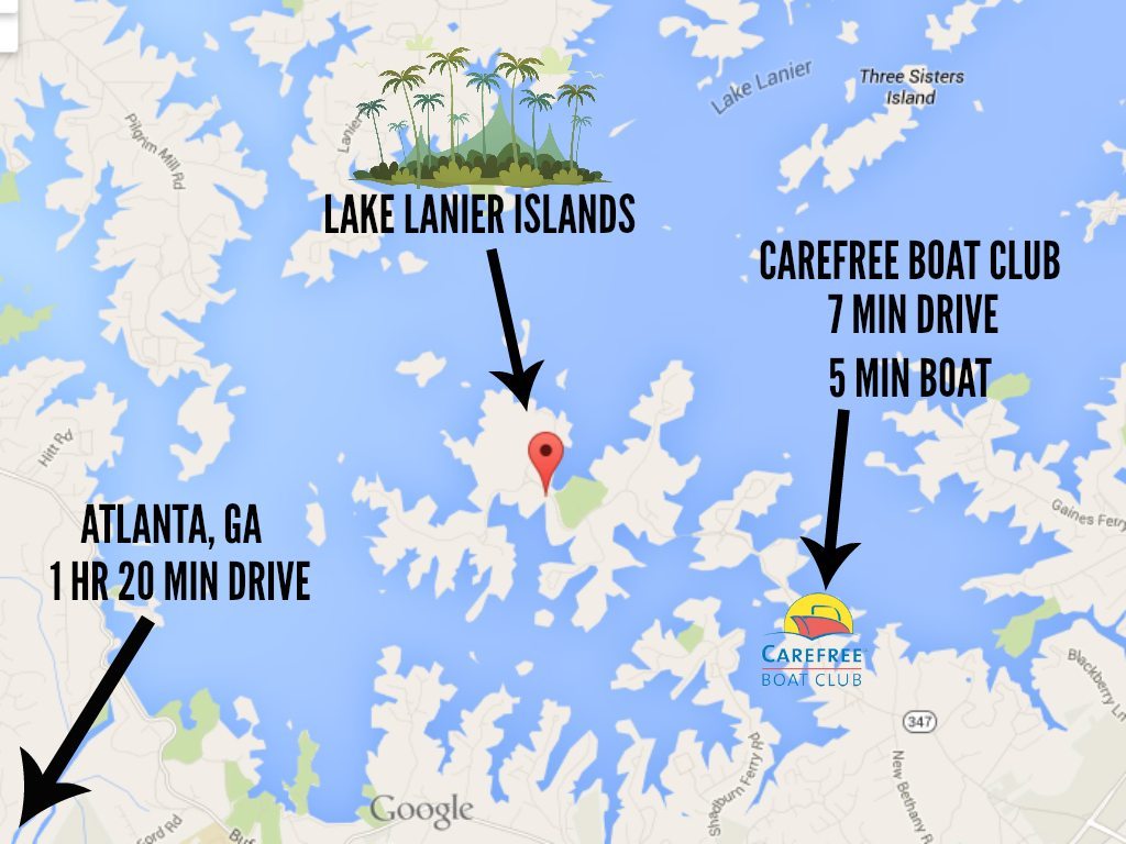 Carefree Boat Club Lake Lanier Islands  