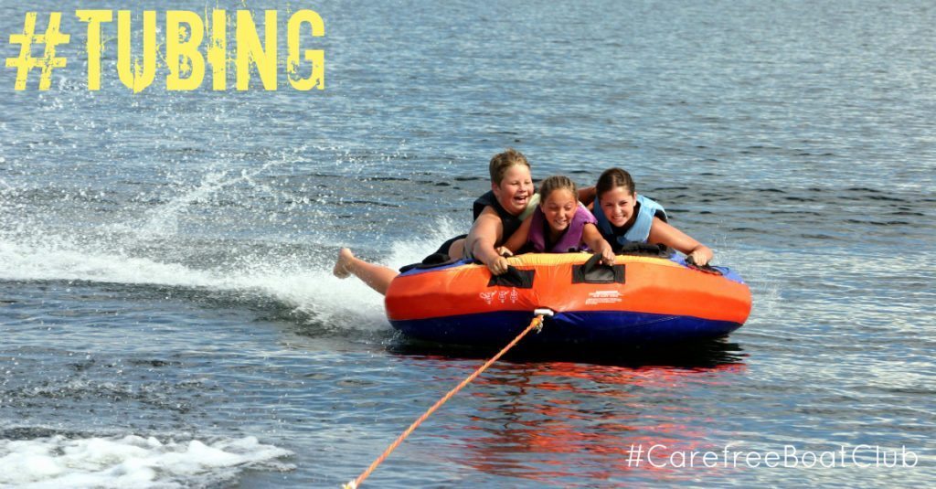 Carefree Boat Club Water Tubing For Beginners  