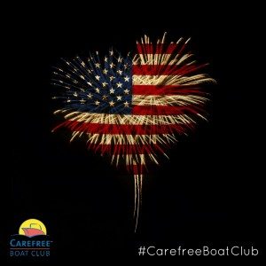 Carefree Boat Club Fireworks On The Mid-Atlantic  
